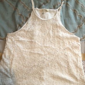 White Lace Tank Top
